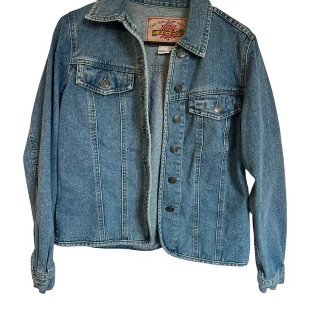 The Territory Ahead Light Blue Denim Jean Jacket